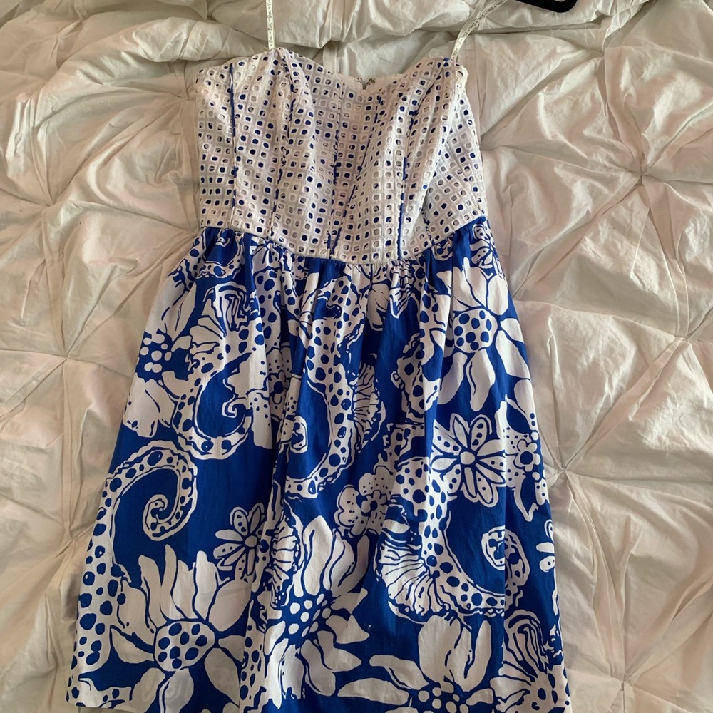 Strapless Lily Pulitzer Dress, worn once